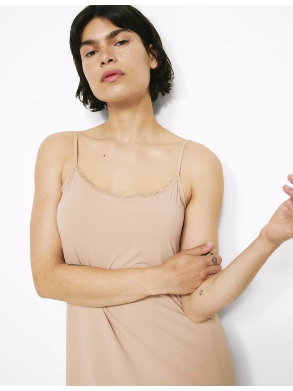 Marks & Spencer Комбинезон с технология Cool Comfort™ Flexifit™ (14"–35") Marks & Spencer бежов