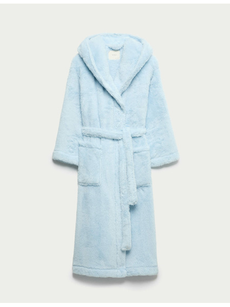 Marks & Spencer Халат с качулка Marks & Spencer син