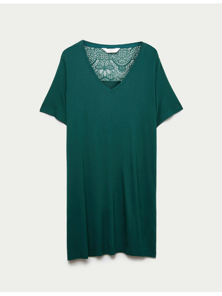 Marks & Spencer Нощница с дантела Marks & Spencer в зелено