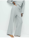 Marks & Spencer Ребрести долни части на пижами с широки крачоли Marks & Spencer сива
