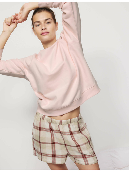 Marks & Spencer Лятна 2-делна пижама от чист памук Marks & Spencer розово