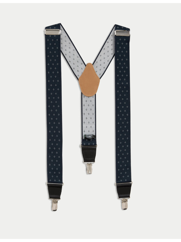 Marks & Spencer Класически на точки тиранти Marks & Spencer морско синьо