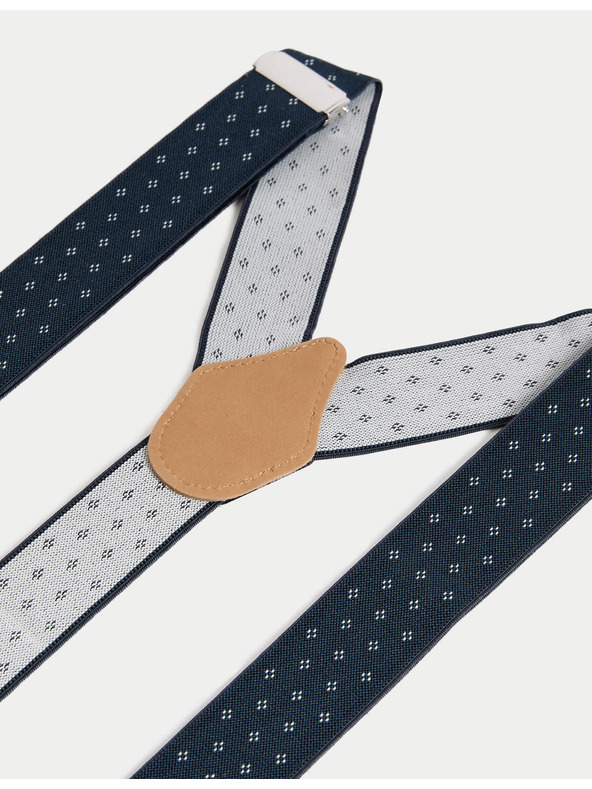 Marks & Spencer Класически на точки тиранти Marks & Spencer морско синьо