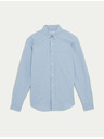Marks & Spencer Риза от чист памук The Ultimate Marks & Spencer oxford blue