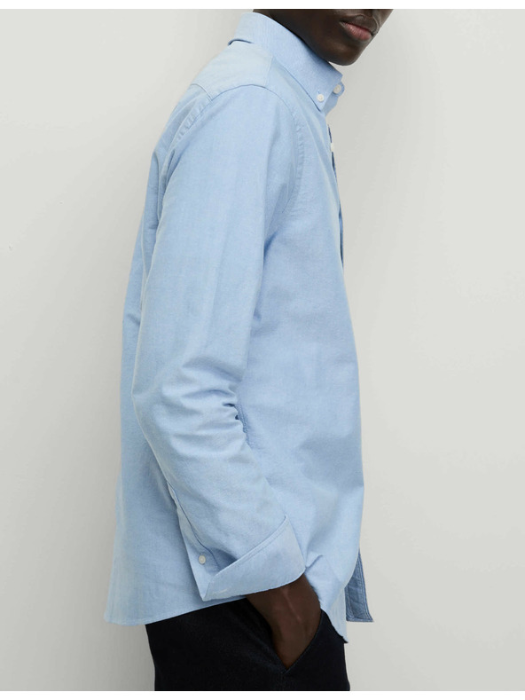 Marks & Spencer Риза от чист памук The Ultimate Marks & Spencer oxford blue