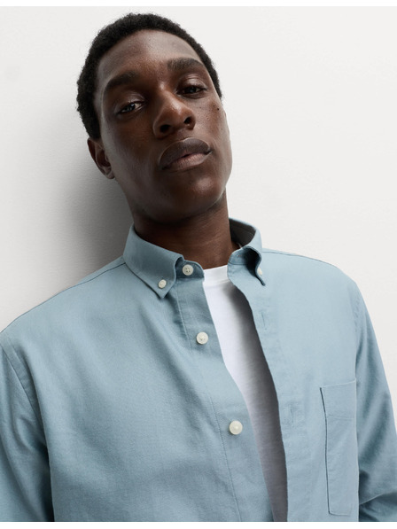 Marks & Spencer Оксфордска риза от чист памук The Ultimate Marks & Spencer сива