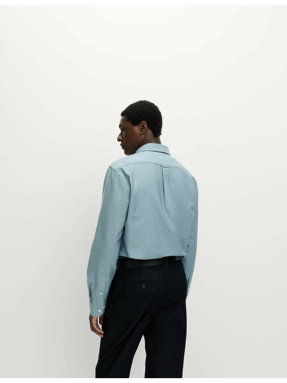 Marks & Spencer Оксфордска риза от чист памук The Ultimate Marks & Spencer сива