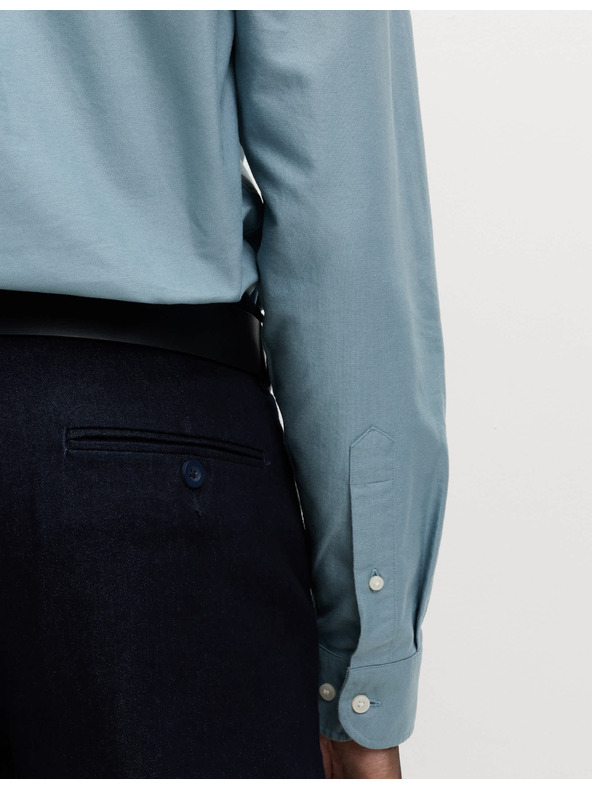 Marks & Spencer Оксфордска риза от чист памук The Ultimate Marks & Spencer сива