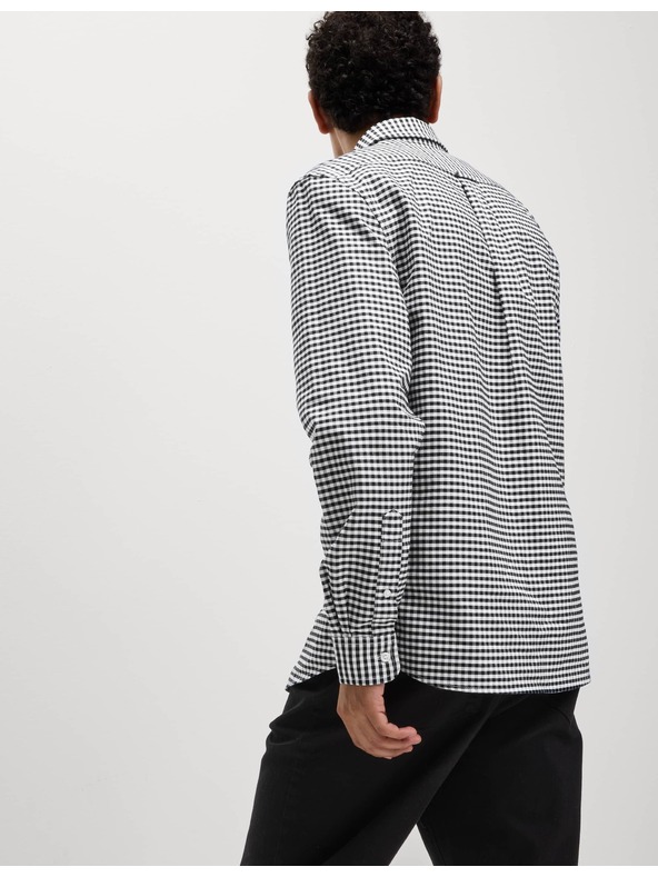 Marks & Spencer Карирана оксфордска риза The Ultimate от чист памук Marks & Spencer черна