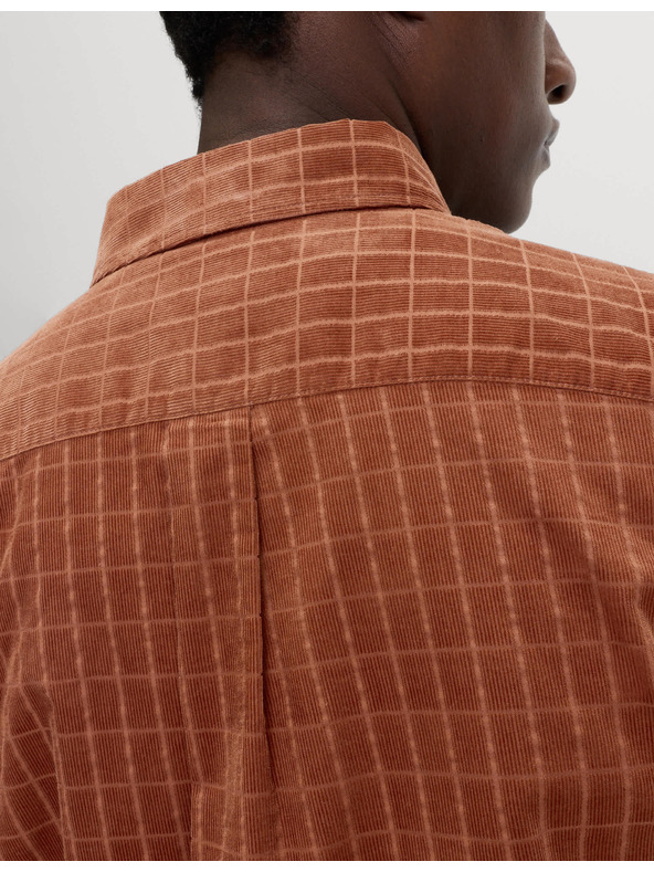 Marks & Spencer Маншестрова риза Marks & Spencer кафява