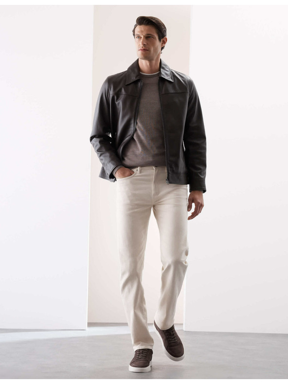 Marks & Spencer Кожено яке тип Харингтон Marks & Spencer кафяв