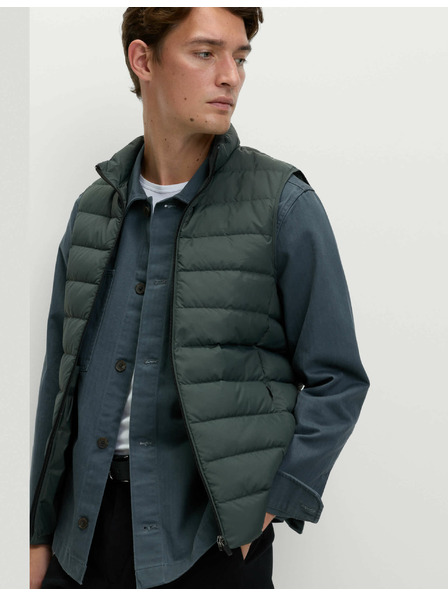 Marks & Spencer Лека пухена жилетка Marks & Spencer зелена