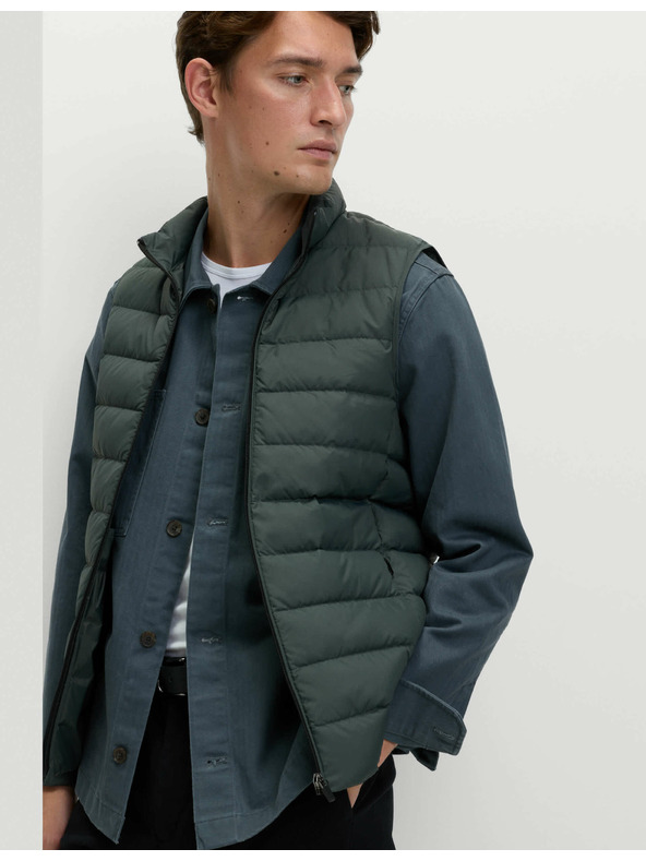 Marks & Spencer Лека пухена жилетка Marks & Spencer зелена