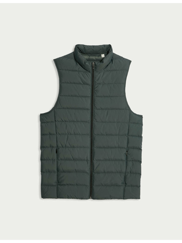 Marks & Spencer Лека пухена жилетка Marks & Spencer зелена