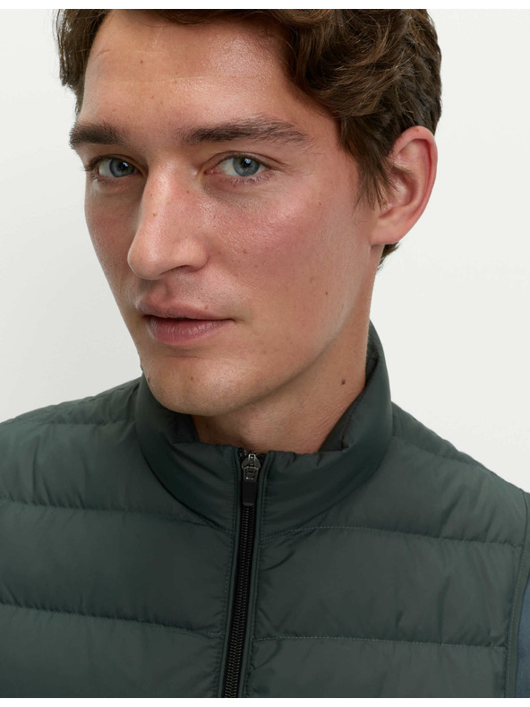 Marks & Spencer Лека пухена жилетка Marks & Spencer зелена