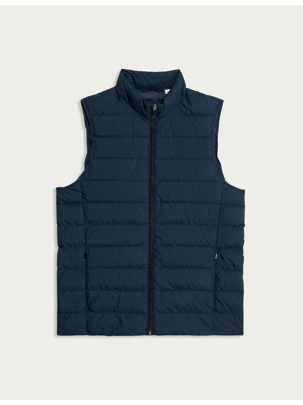 Marks & Spencer Лека пухена жилетка Marks & Spencer тъмносин