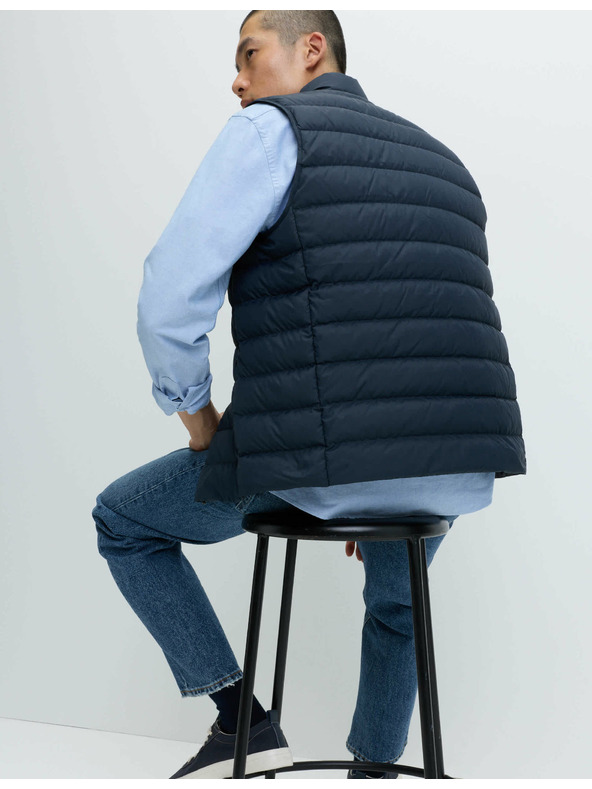 Marks & Spencer Лека пухена жилетка Marks & Spencer тъмносин