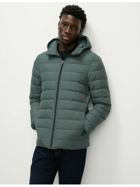 Marks & Spencer Лека пухена яке с пух Marks & Spencer зелен