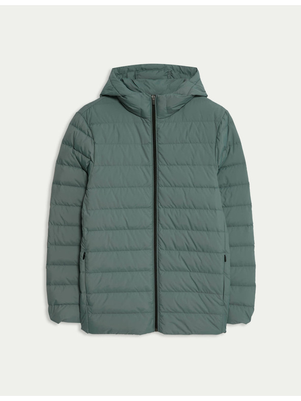 Marks & Spencer Лека пухена яке с пух Marks & Spencer зелен