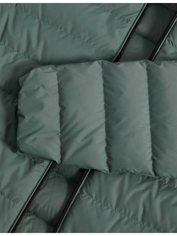 Marks & Spencer Лека пухена яке с пух Marks & Spencer зелен