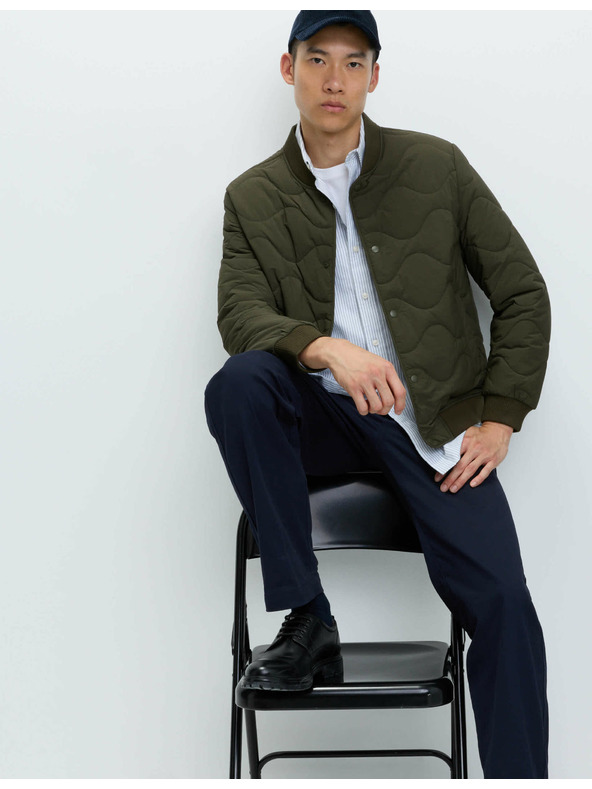 Marks & Spencer Стеганo бомбер яке Onion Marks & Spencer зелен