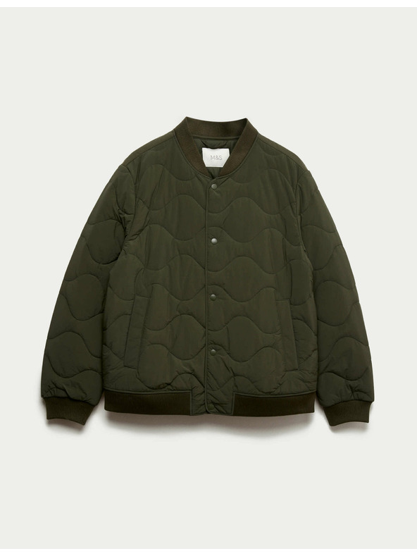 Marks & Spencer Стеганo бомбер яке Onion Marks & Spencer зелен