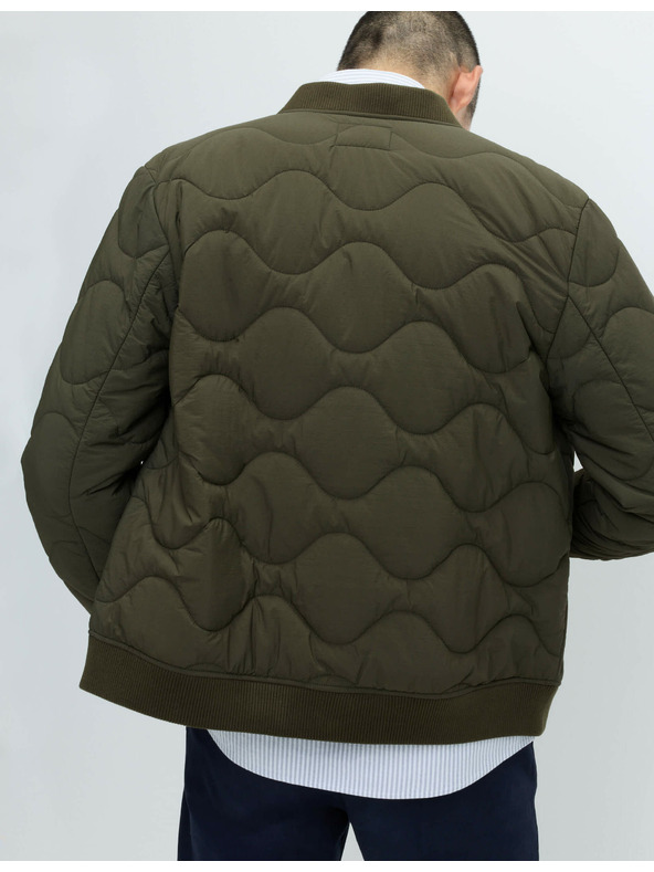 Marks & Spencer Стеганo бомбер яке Onion Marks & Spencer зелен