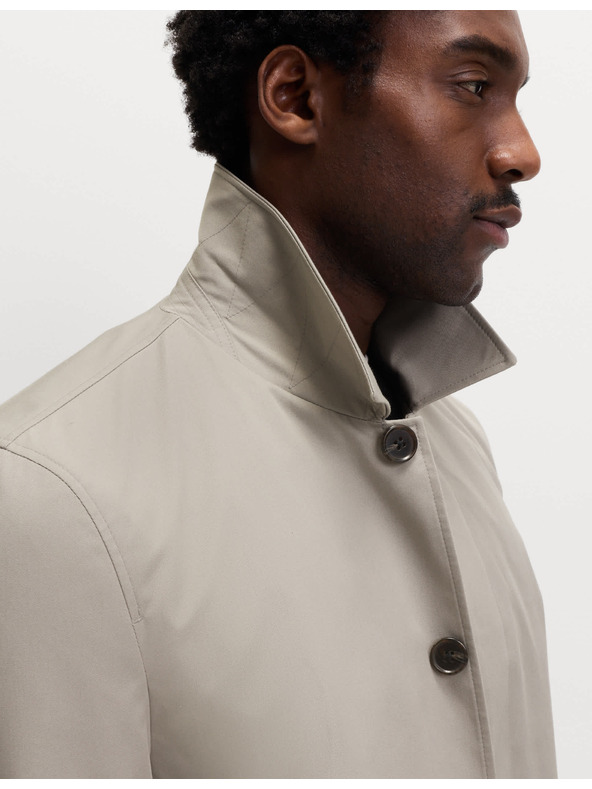 Marks & Spencer Продълговат дъждобран от памучна смес Marks & Spencer сив