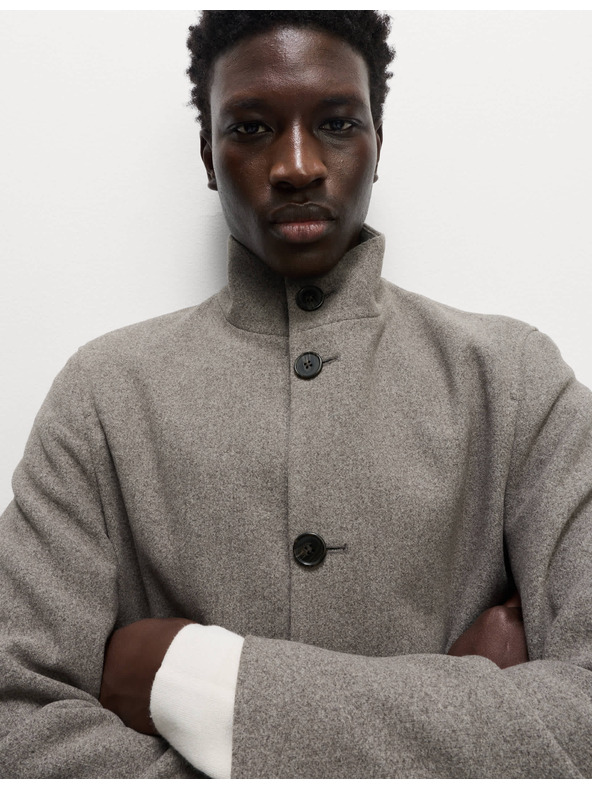 Marks & Spencer Палто с права яка Marks & Spencer бежово