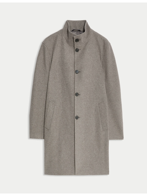 Marks & Spencer Палто с права яка Marks & Spencer бежово