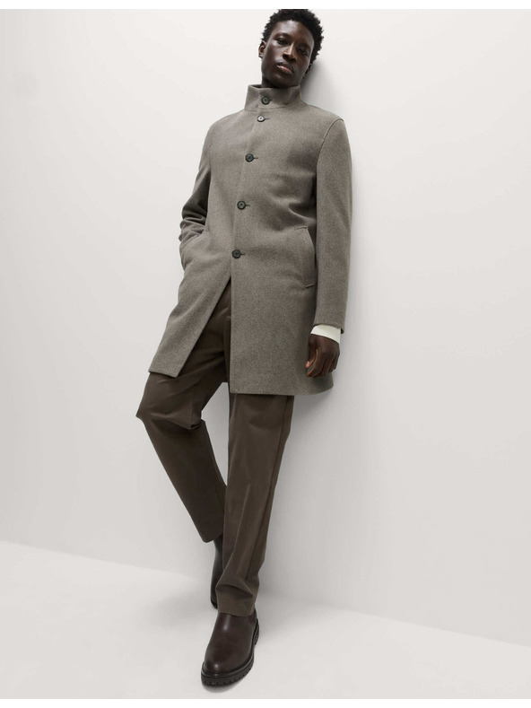 Marks & Spencer Палто с права яка Marks & Spencer бежово