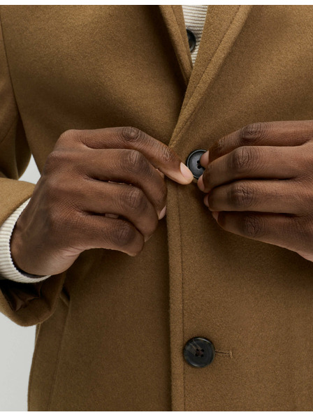 Marks & Spencer Палто с ревери Marks & Spencer кафяво