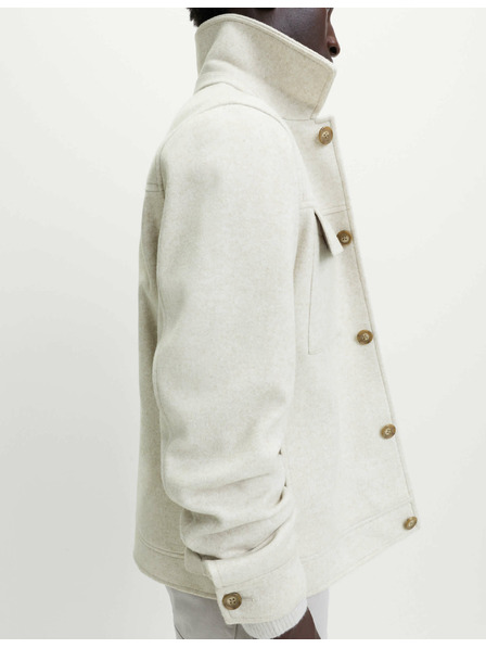 Marks & Spencer Късо яке с яка Marks & Spencer бяло