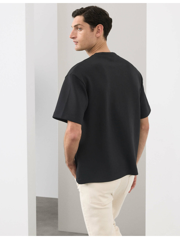 Marks & Spencer Тениска Scuba макси Marks & Spencer черна