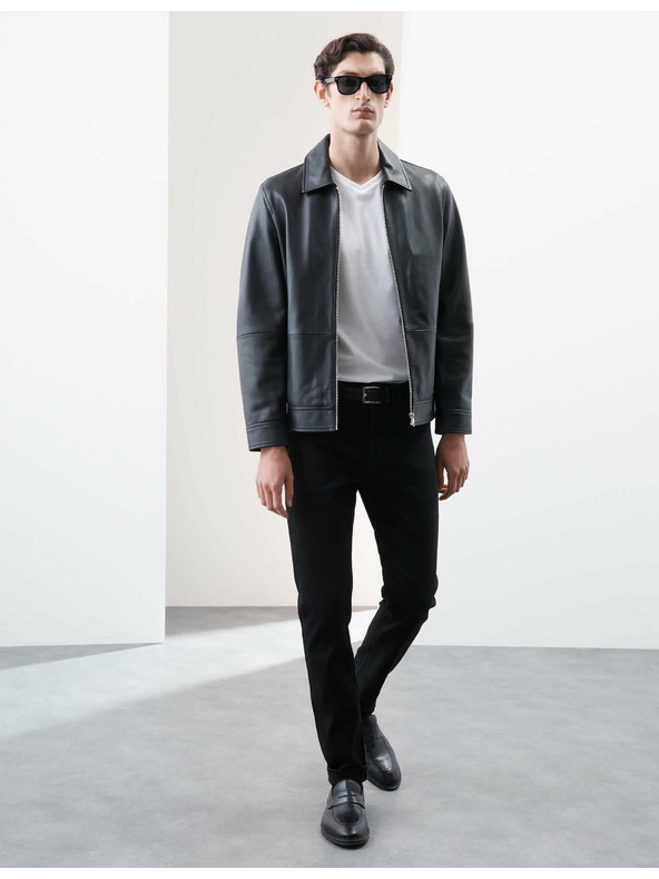 Marks & Spencer Тениска с V-образно деколте от чист Supima® памук Marks & Spencer бяла