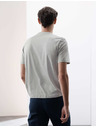 Marks & Spencer Тениска от премиум памук, тесен силует Marks & Spencer сива