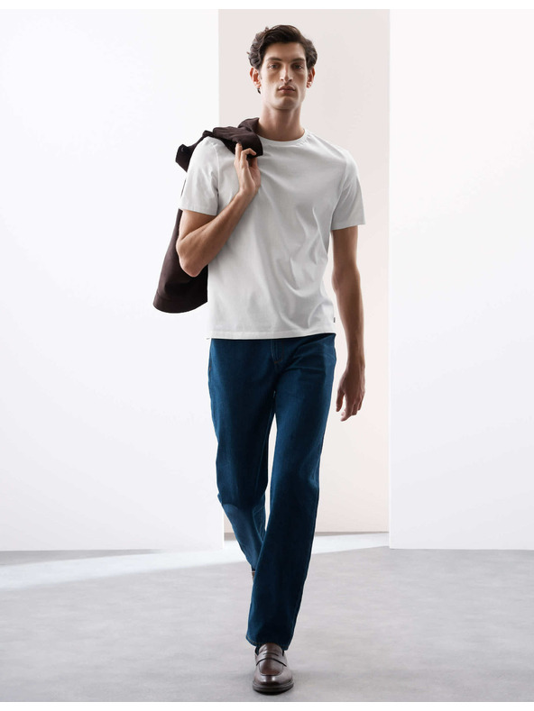 Marks & Spencer Тениска от чист Supima® памук, 3 бр. Marks & Spencer тъмносиня