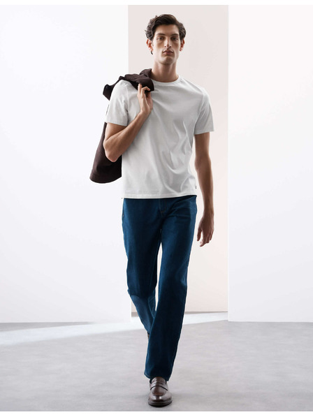 Marks & Spencer Тениска от чист Supima® памук, 3 бр. Marks & Spencer тъмносиня