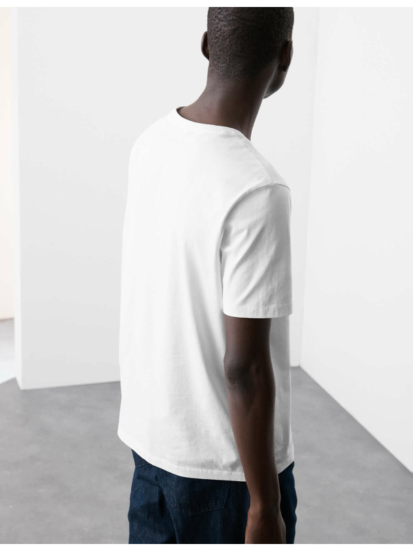 Marks & Spencer Тениска от чист Supima® памук, 3 бр. Marks & Spencer бяла