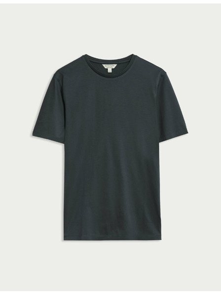 Marks & Spencer Тениска от премиум памук, тесен силует Marks & Spencer сива