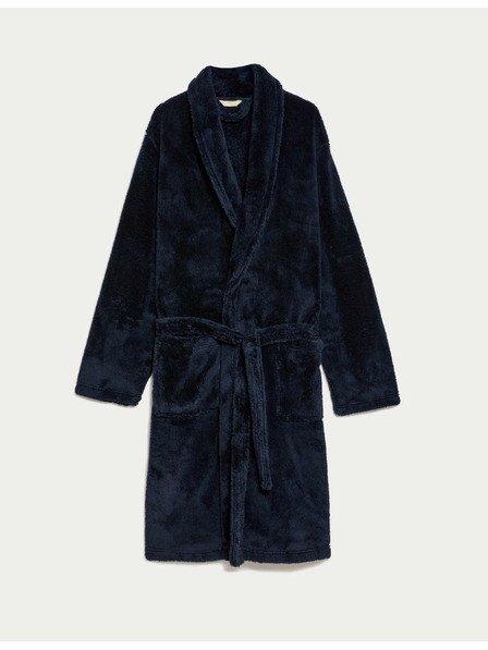 Marks & Spencer Флисов халат Supersoft Marks & Spencer тъмносиня