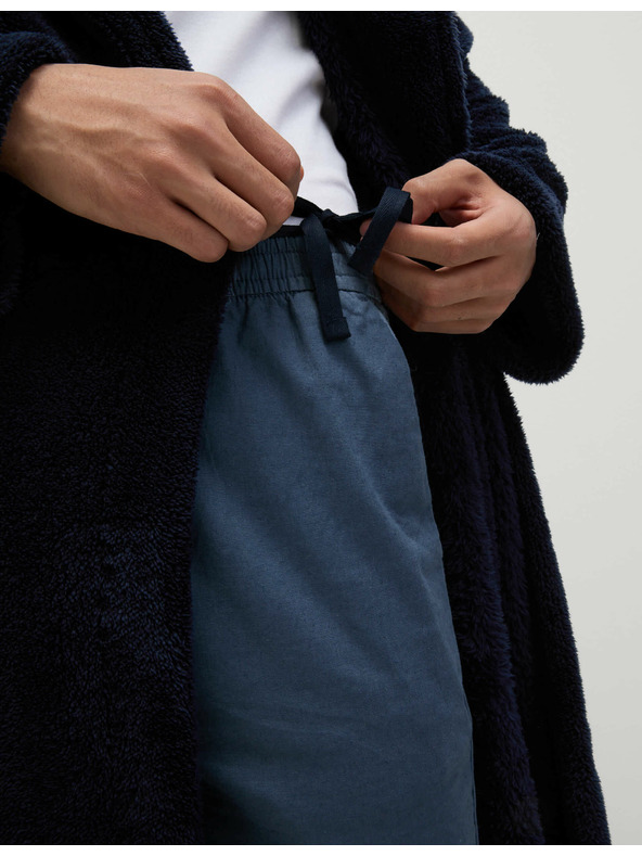 Marks & Spencer Флисов халат Supersoft Marks & Spencer тъмносиня