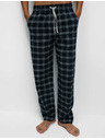 Marks & Spencer Карирани пижамени панталони от 100% памук Marks & Spencer тъмносиня