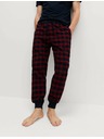 Marks & Spencer Карирани пижамени панталони от 100% памук Marks & Spencer червена