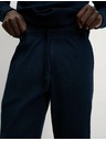 Marks & Spencer Домашни панталони от чиста памучна материя с вафлена текстура Marks & Spencer тъмносиня