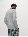 Marks & Spencer Карирана пижама от чиста памучна материя Marks & Spencer сива