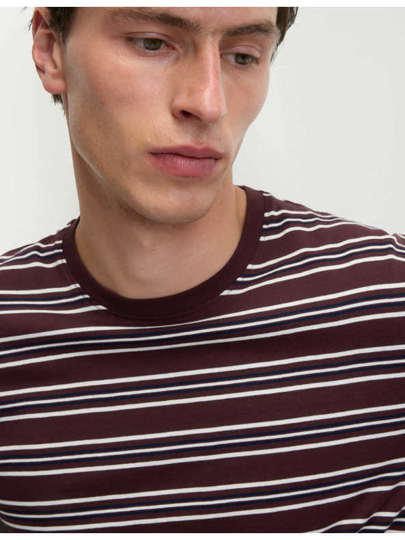 Marks & Spencer Пижама от чиста памучна материя с вафлена текстура Marks & Spencer червена