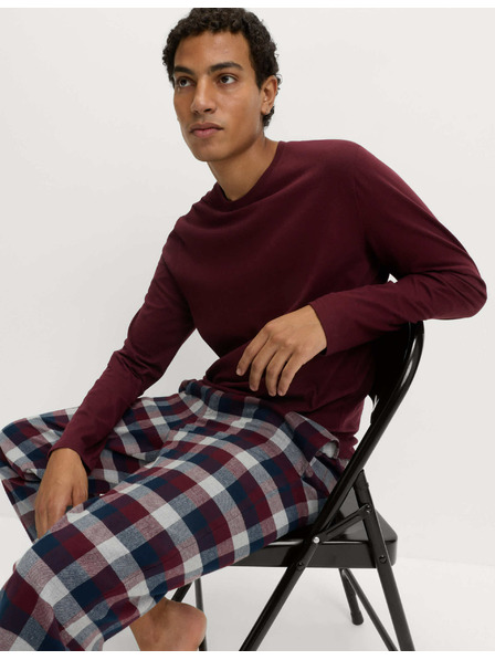 Marks & Spencer Пижама от рециклирана памучна материя Marks & Spencer червена