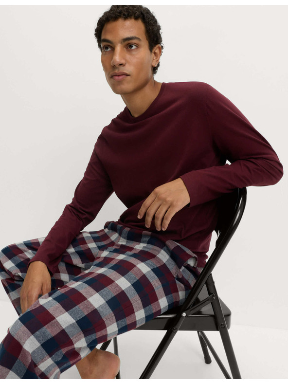 Marks & Spencer Пижама от рециклирана памучна материя Marks & Spencer червена