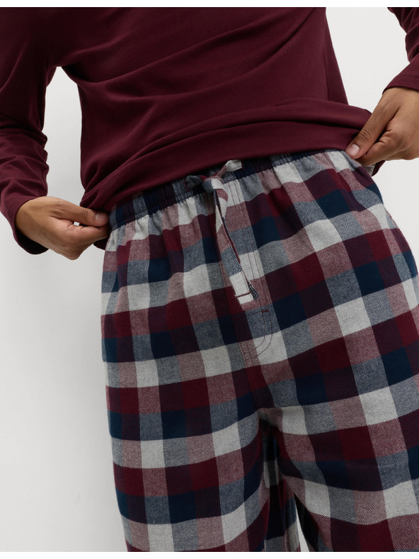 Marks & Spencer Пижама от рециклирана памучна материя Marks & Spencer червена